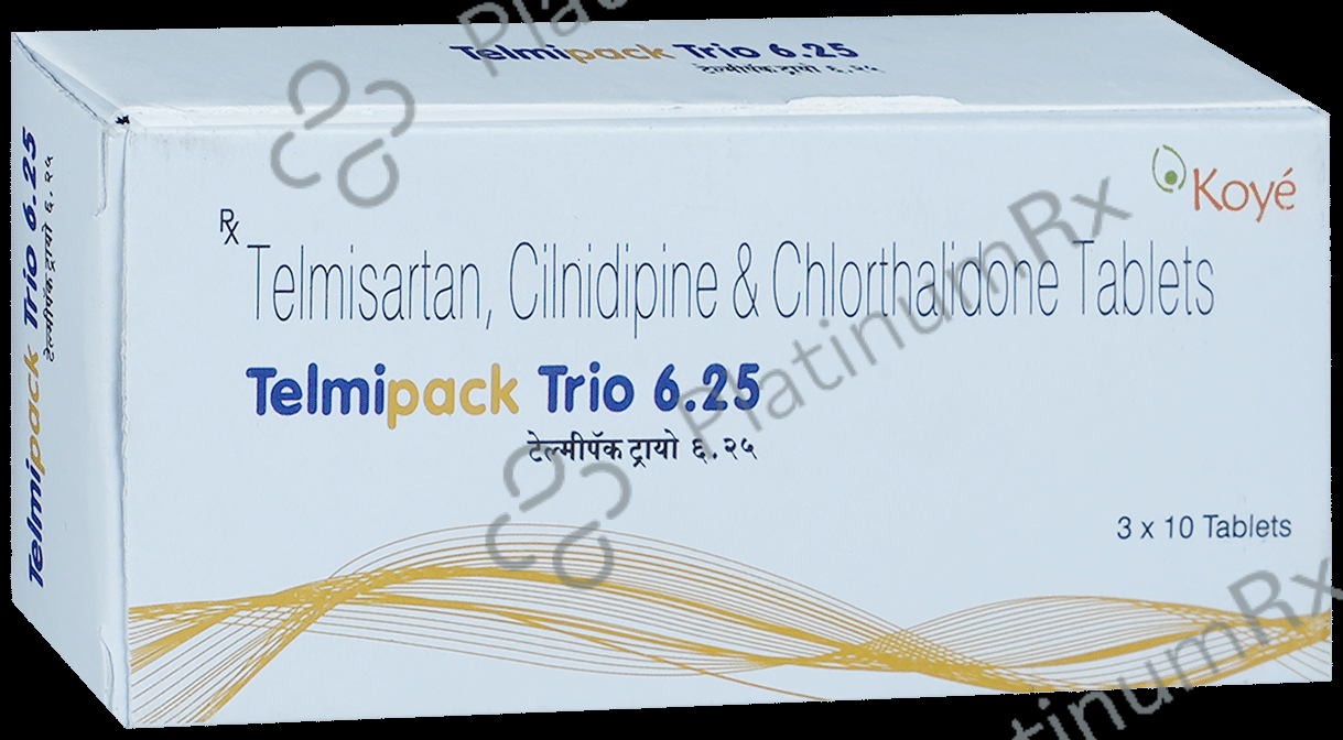 Telmipack Trio 6.25 Tablet