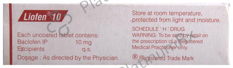 Liofen 10mg Tablet 10s