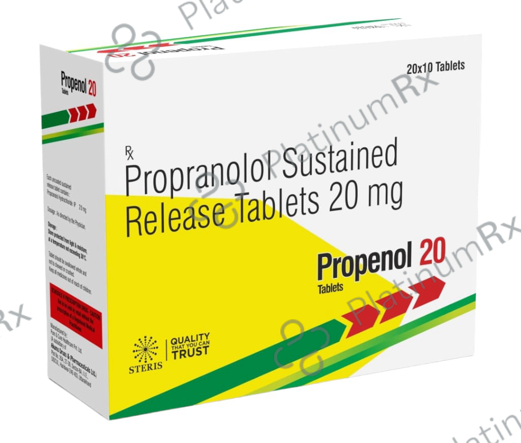 Propenol 20mg Tab 10s