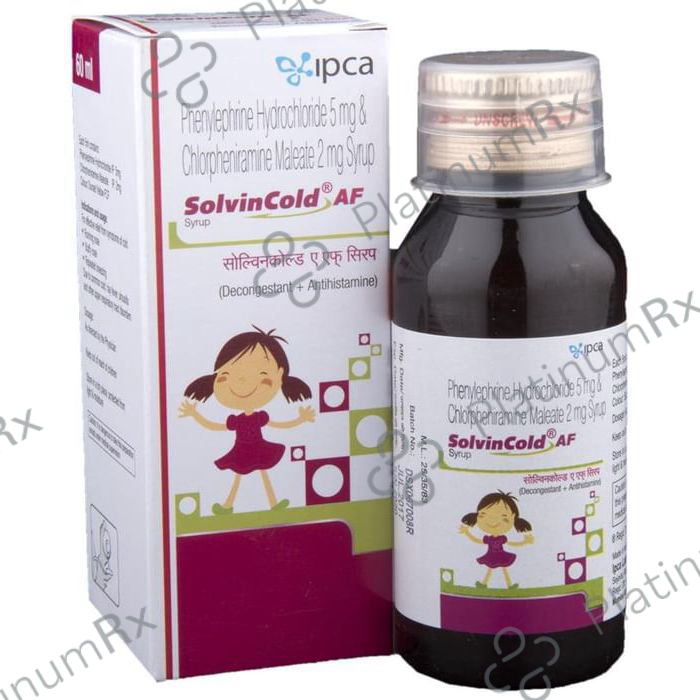 Solvin Cold AF 2/5mg Syrup 60ml
