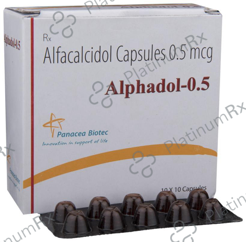 Alphadol 0.5mcg Capsule 10s