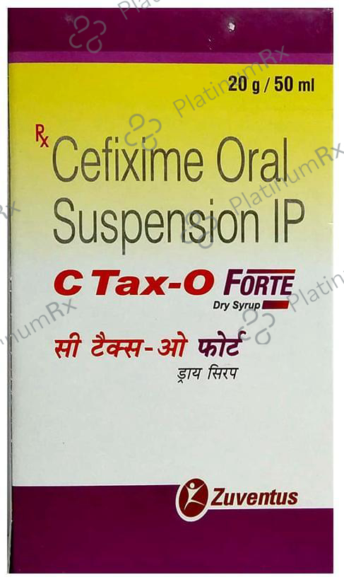 C Tax-O Forte Dry Syrup 50 Oral Suspension