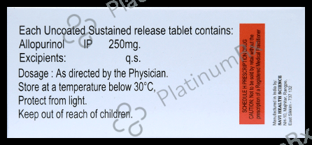 Januric SR 250 Tablet