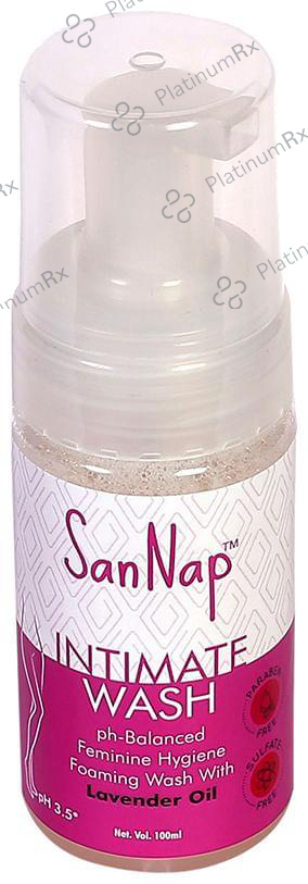 SanNap Feminine Intimate Hygiene Foaming Wash with Lavender Oil