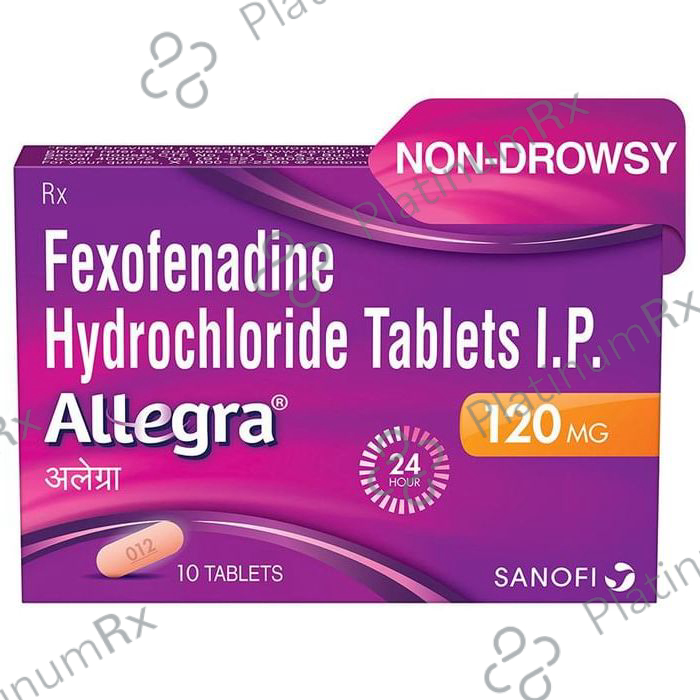 Allegra 120mg Tablet 10s