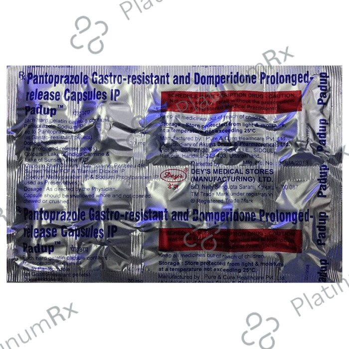 Padup 30/40mg Capsule PR 10s