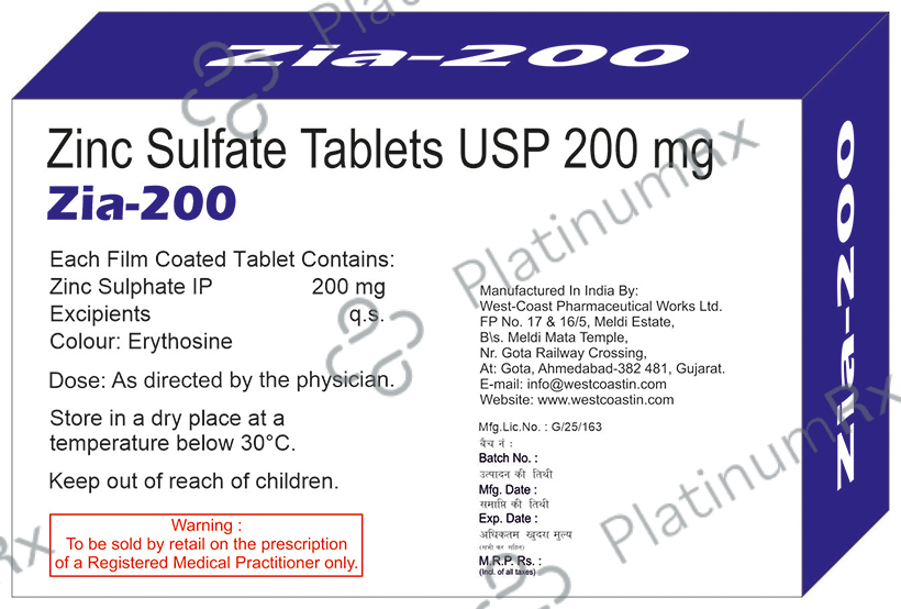 Zia 200 Tablet