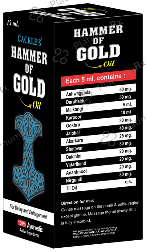 Cackle's Hammer of Gold Oil