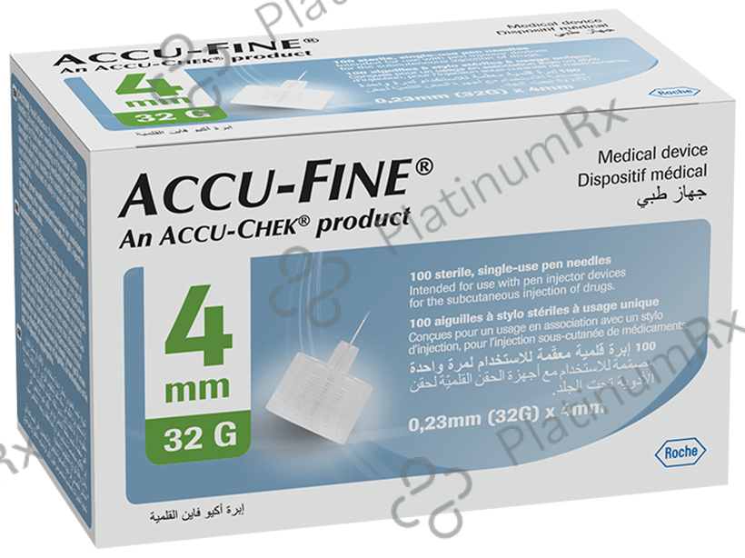 Accu Fine Pen 4mm 32G Needle 100s