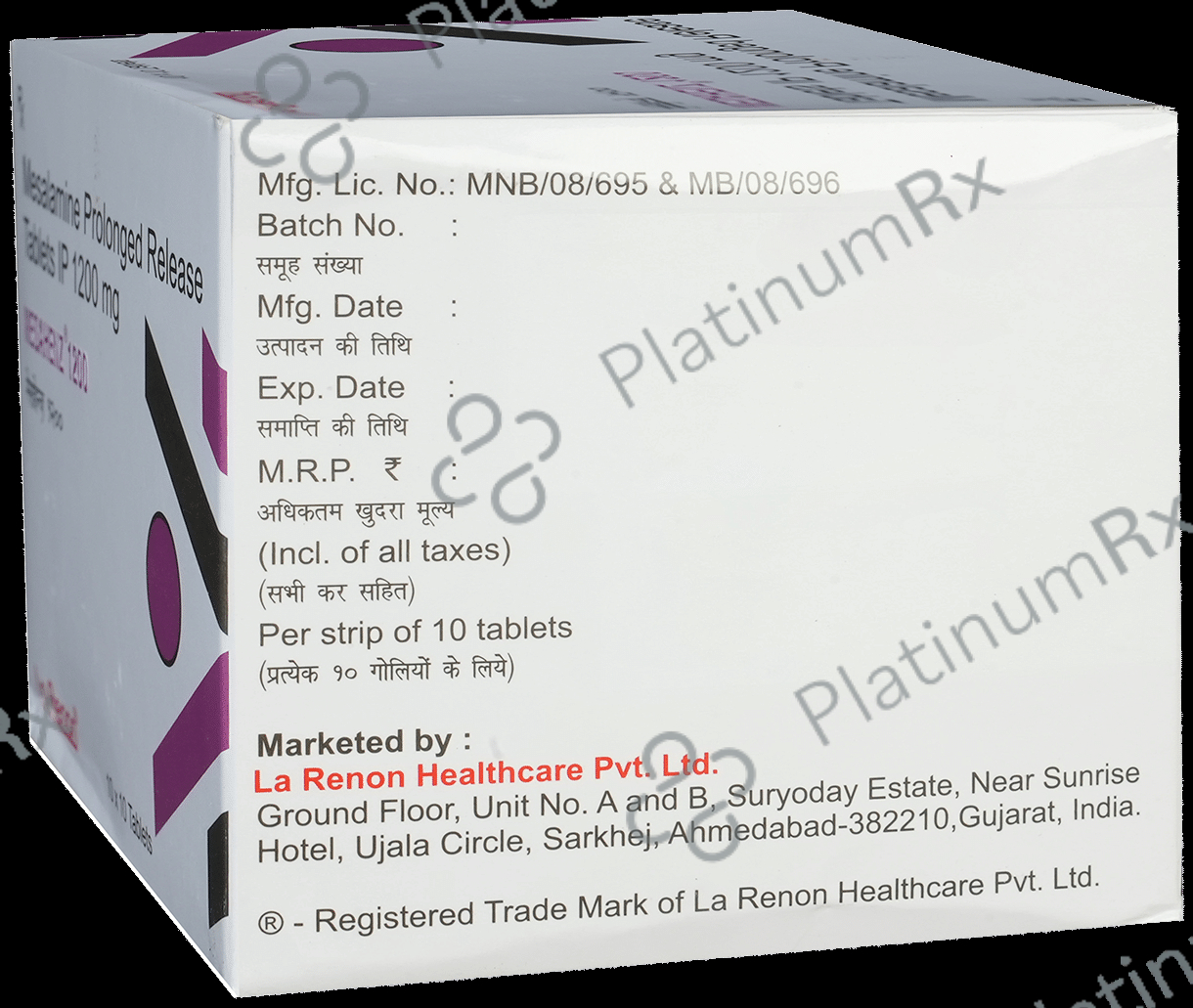 Mesahenz 1200mg Tablet PR 10s