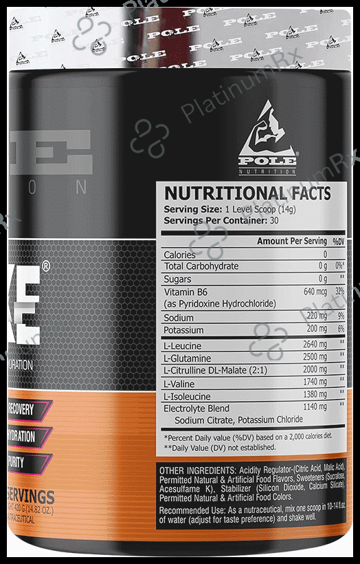 Pole Nutrition BCAA Stroke Powder Autumn Orange