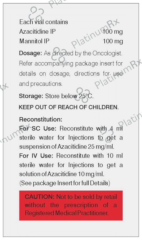 Azacite 100mg Injection