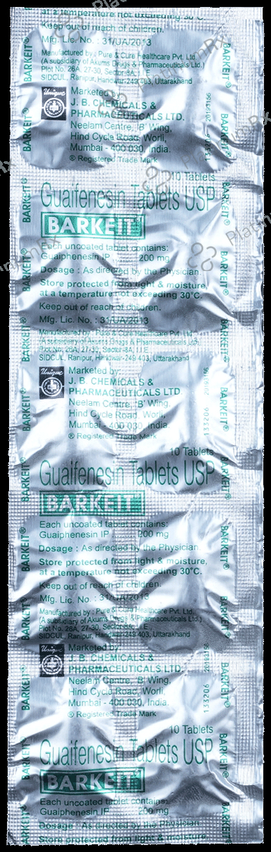 Barkeit Tablet
