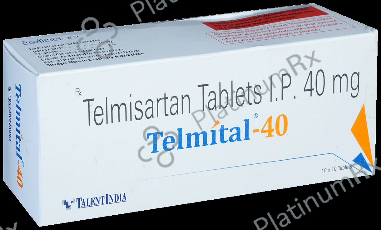 Telmital 40 Tablet