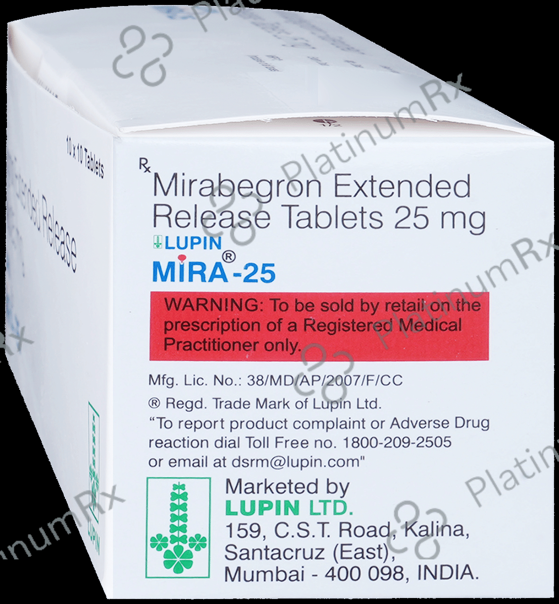 Lupin Mira 25 Tablet ER