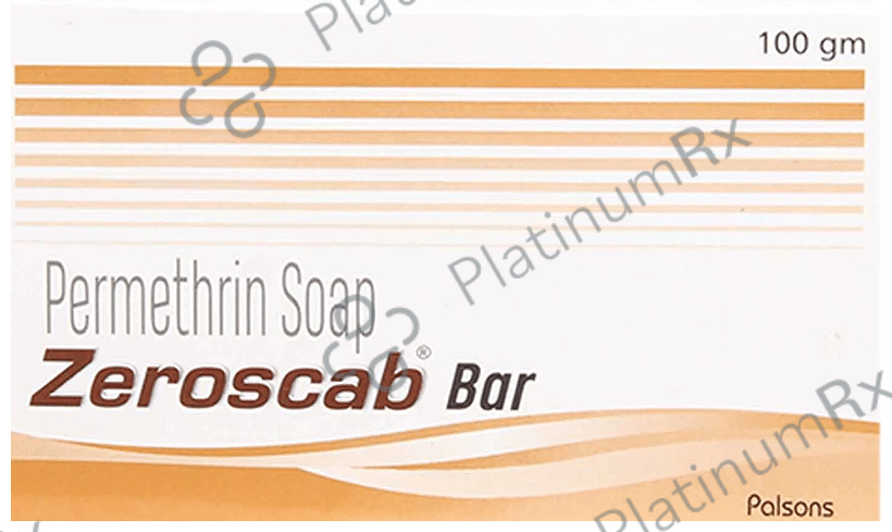 Zeroscab Bar 1% Soap 100gm
