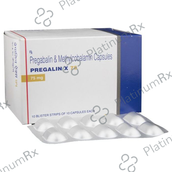 Pregalin X 75 Capsule 10 capsules