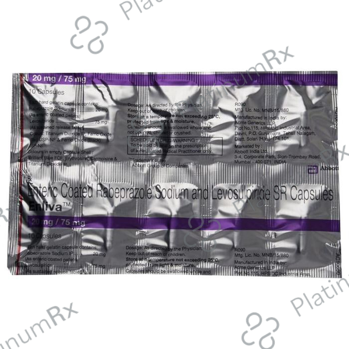 Enliva 20/75mg Capsule SR 10s