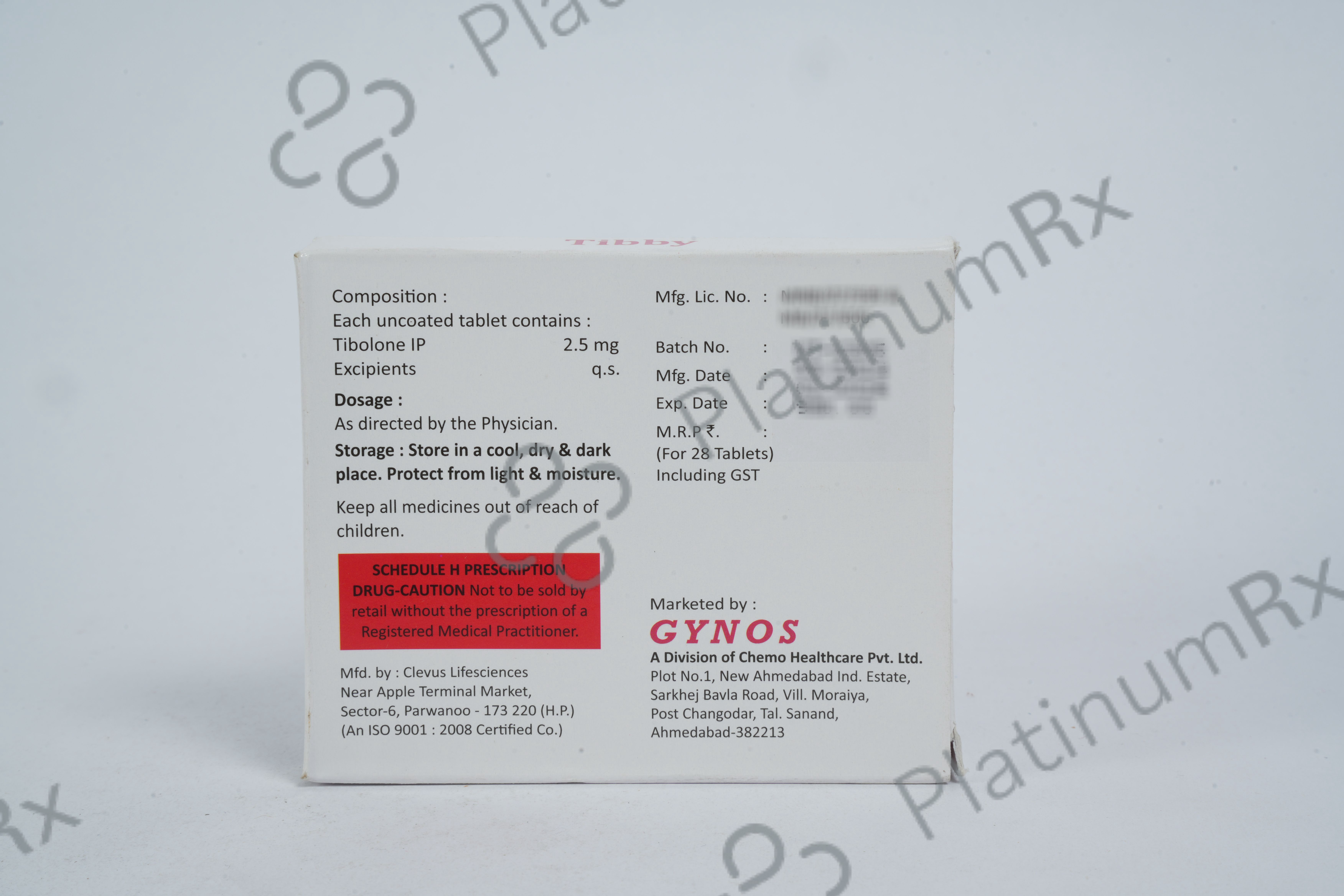 Tibby 2.4mg Tablet 28s