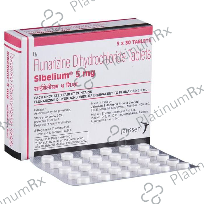 Sibelium 5mg Tablet 30s