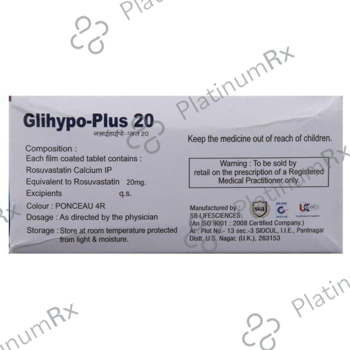 Glihypo-Plus 20 Tablet