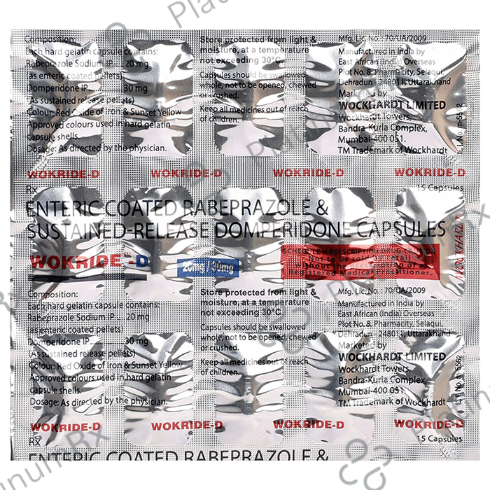Wokride-D 30mg/20mg Capsule SR