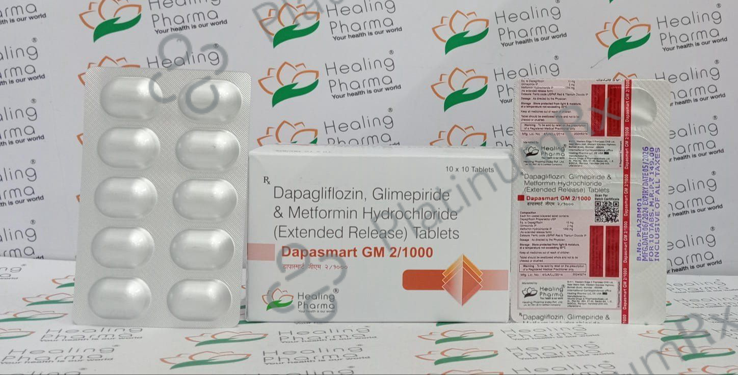 Dapasmart GM 2/1000mg Tablet ER 10s