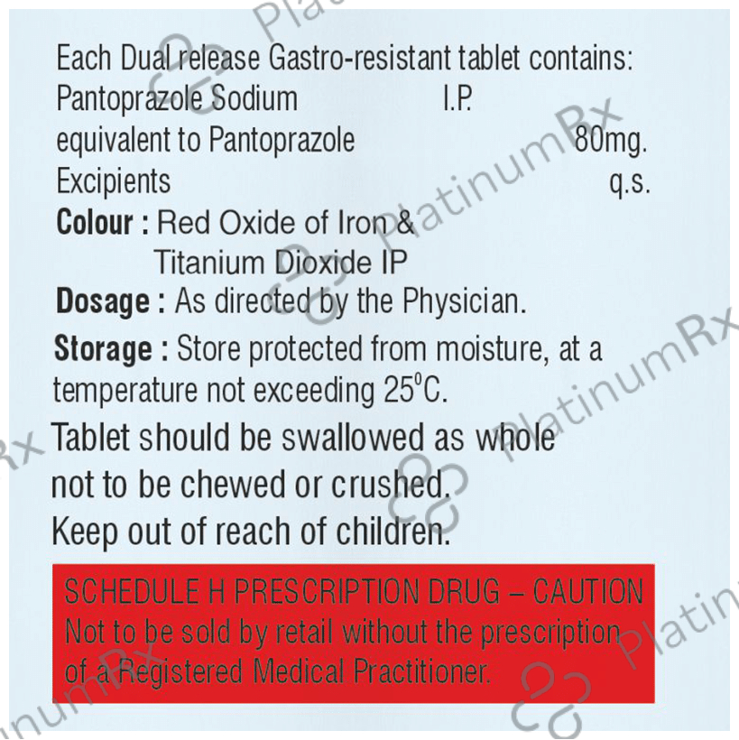 Pantovil 80 DR Tablet