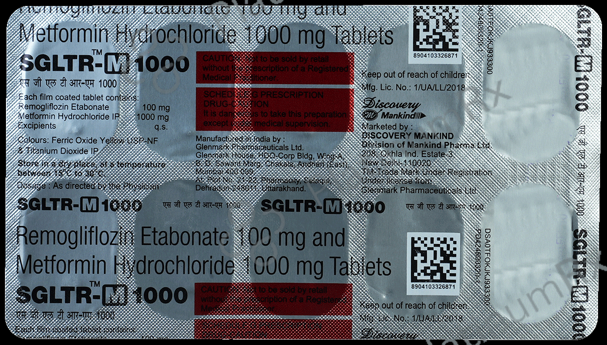 Sgltr M 100/1000mg Tablet 10s