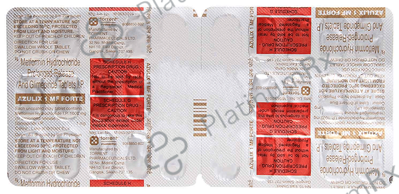 Azulix 1 MF Forte 1/1000mg Tablet PR 15s
