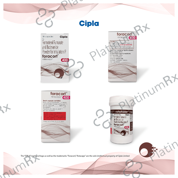Foracort 400/6mcg Rotacap 30s