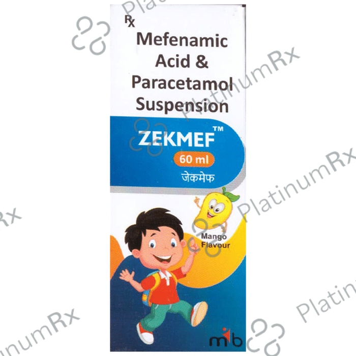 Zekmef Oral Suspension Mango