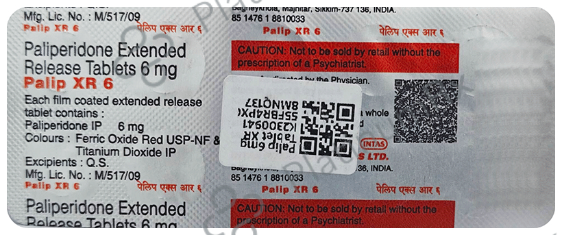 Palip 6mg Tablet XR