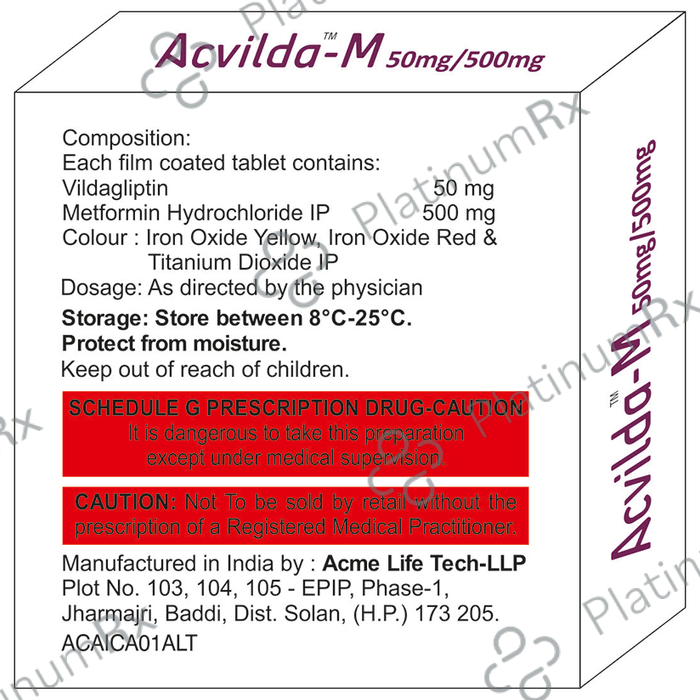 Acvilda-M 500mg/50mg Tablet