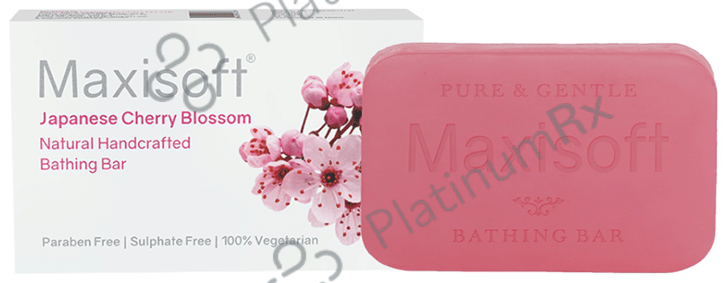 Maxisoft Japanese Cherry Blossom Bathing Bar (75gm Each) 3 units