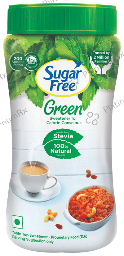 Sugar Free Green Stevia Sweetener Powder 200 gm