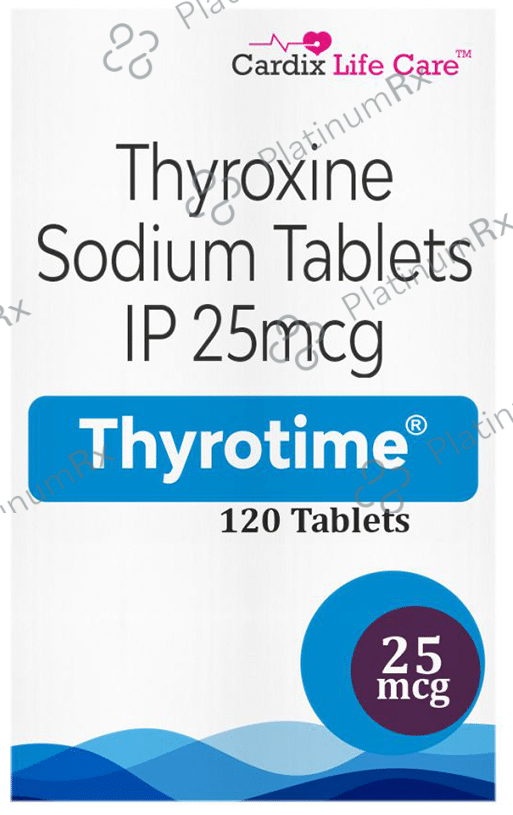 Thyrotime 25mcg Tablet