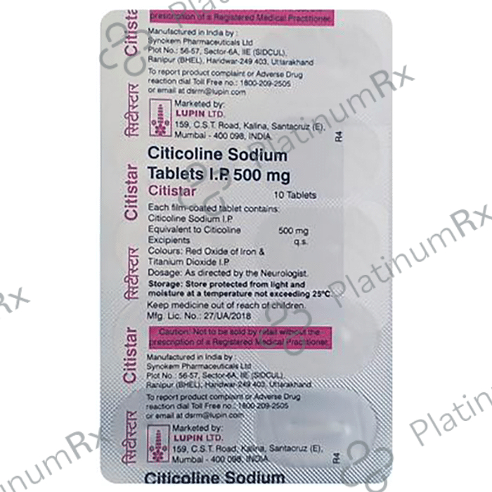 Citistar 500mg Tablet 10s