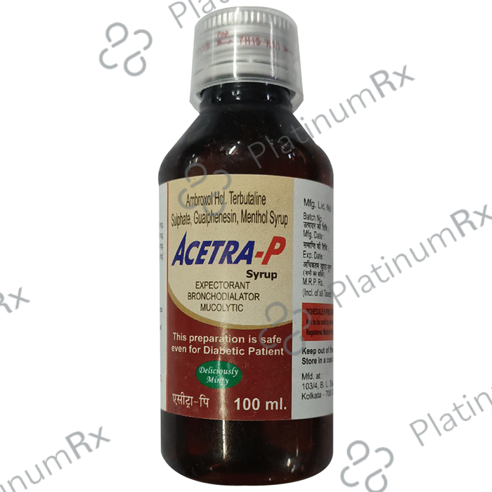 Acetra-P Syrup Deliciously Minty