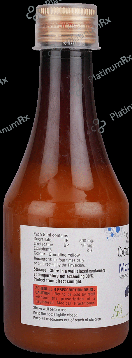Macralfate O 10/500mg Sugar Free Suspension 200ml