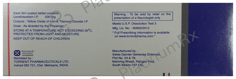 Torleva 500mg Tablet 10s