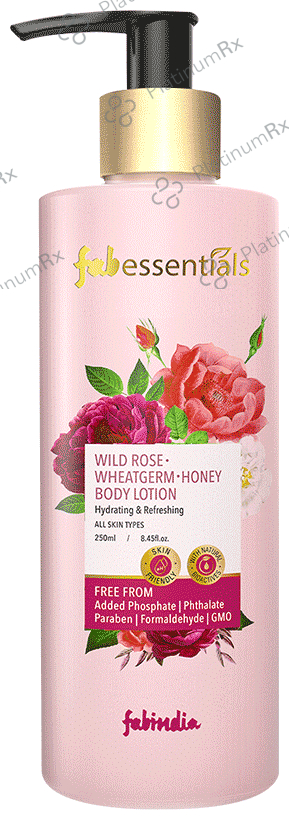 Fabessentials Wild Rose, Wheatgerm & Honey Body Lotion