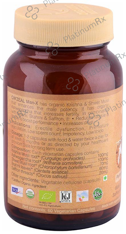 Organic Wellness OW'ZEAL Man-X Capsule