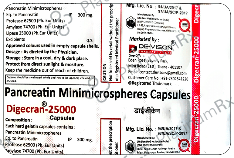 Digecran 25000 Capsule