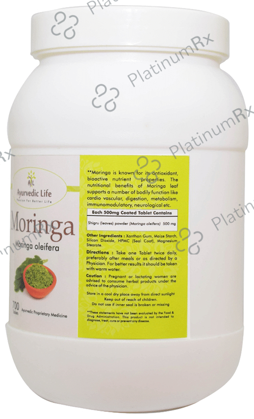 Ayurvedic Life Moringa Tablet 700 tablets
