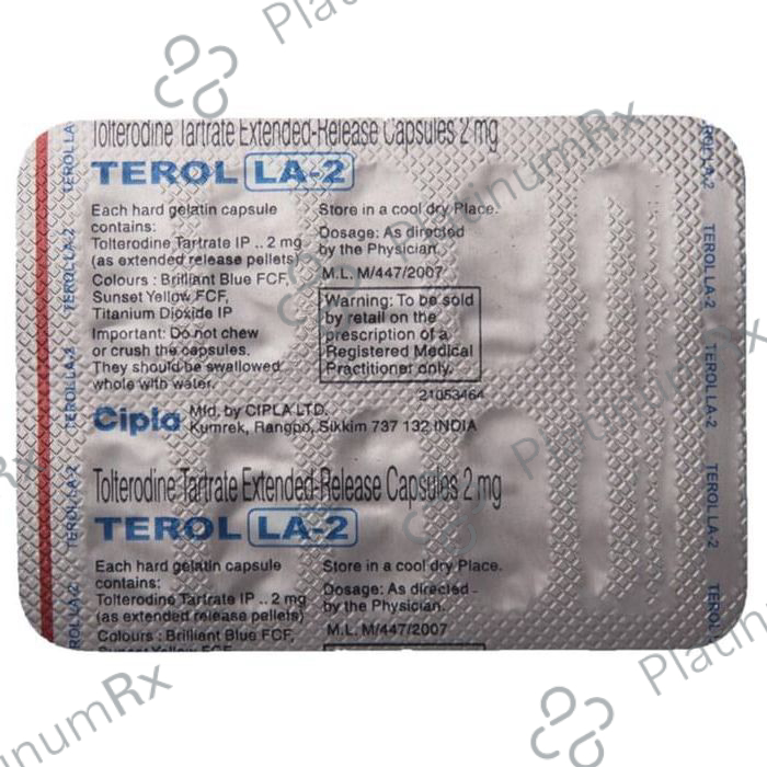 Terol LA 2mg ER Capsule 10s