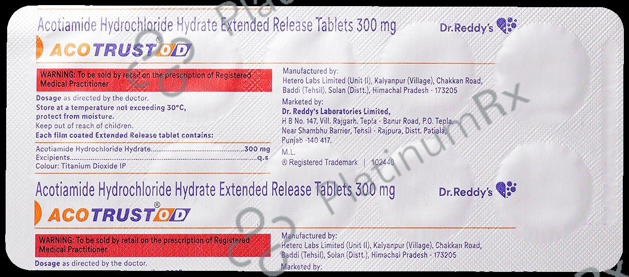Acotrust OD ER 300mg Tablet 10s