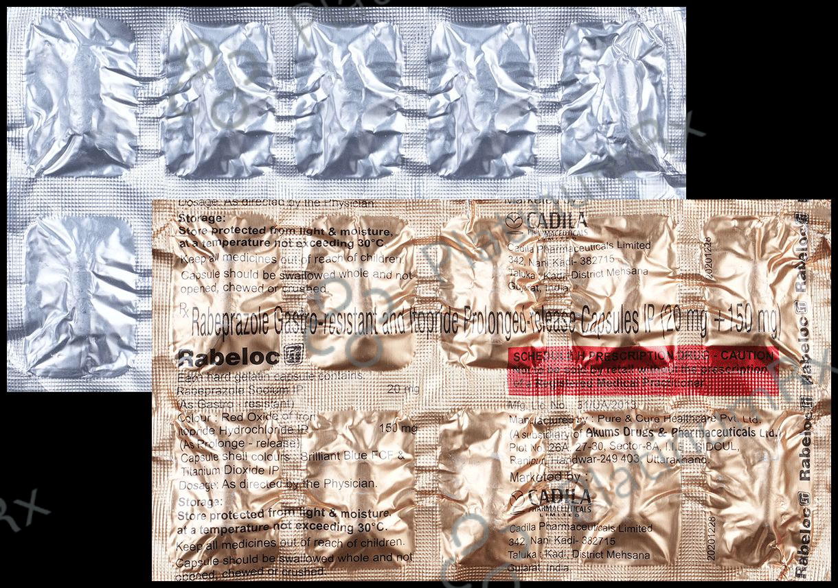 Rabeloc IT 20/150mg Capsule 10s