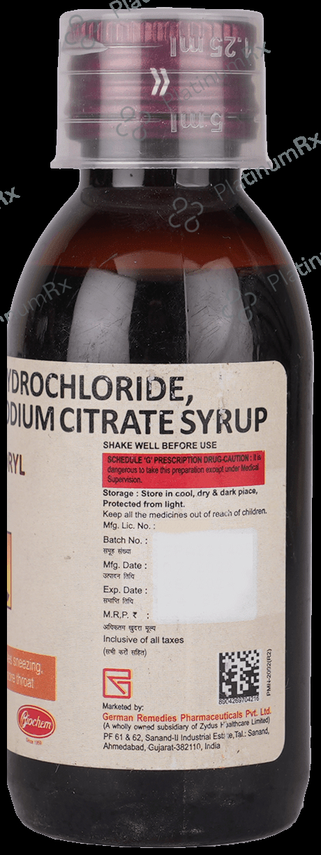 Biochemdryl Syrup 60ml