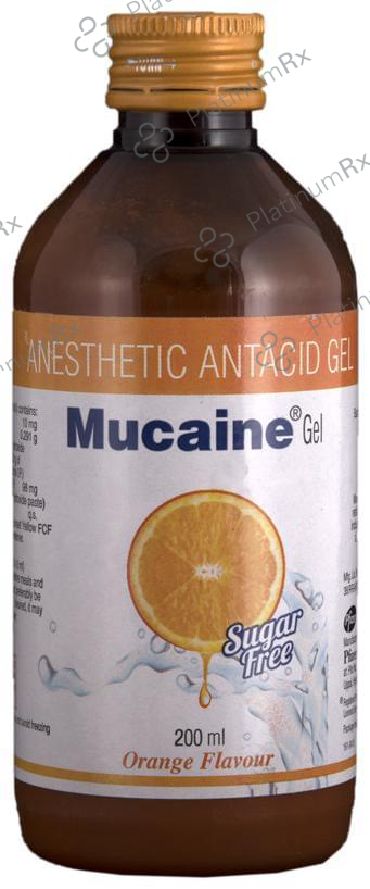 Mucaine Gel Orange Oral Suspension 200ml